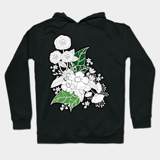 Floral Line Art 1 Hoodie